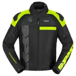 Kurtka tekstylna SPIDI PROGRESSIVE NET H2OUT YELLOW FLUO czarny żółty fluo