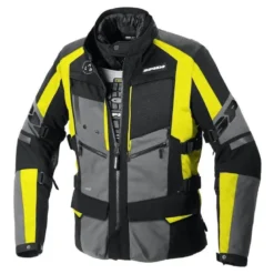 Kurtka tekstylna SPIDI 4 SEASON EVO YELLOW FLUO szary czarny żółty fluo