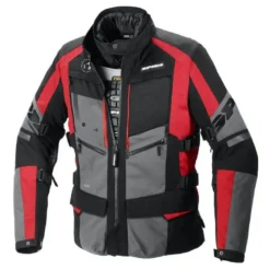 Kurtka tekstylna SPIDI 4 SEASON EVO RED szary czarny czerwony