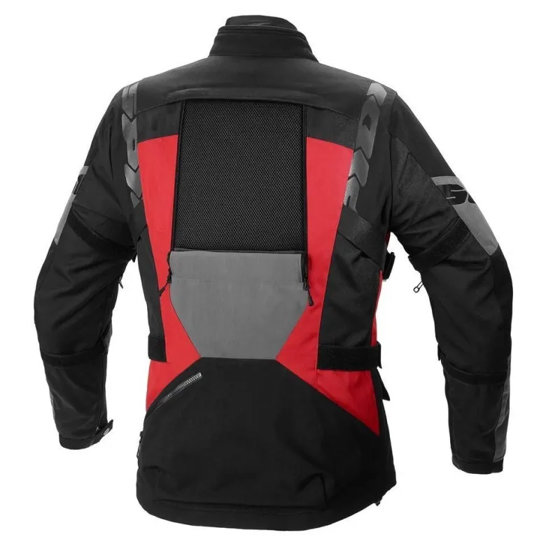 Kurtka tekstylna SPIDI 4 SEASON EVO RED szary czarny czerwony