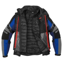 Kurtka tekstylna SPIDI 4 SEASON EVO BLUE szary czarny niebieski
