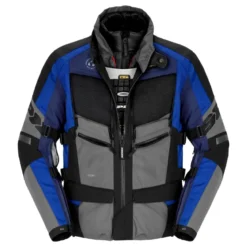 Kurtka tekstylna SPIDI 4 SEASON EVO BLUE szary czarny niebieski