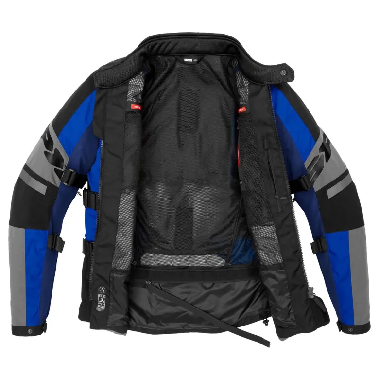 Kurtka tekstylna SPIDI 4 SEASON EVO BLUE szary czarny niebieski