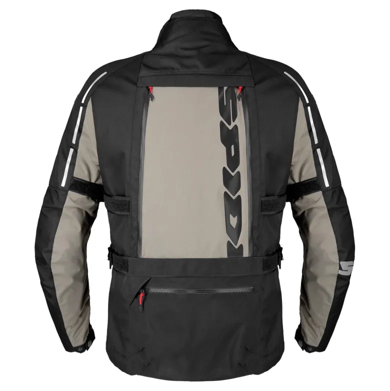 Kurtka tekstylna SPIDI 4 SEASON V3 MUD czarny beżowy