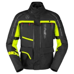 Kurtka tekstylna SPIDI 4 SEASON V3 YELLOW FLUO czarny żółty fluo