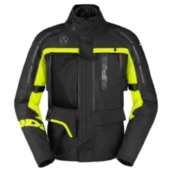 Kurtka tekstylna SPIDI 4 SEASON V3 YELLOW FLUO czarny żółty fluo
