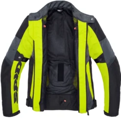Kurtka tekstylna SPIDI TEK NET YELLOW FLUO czarny żółty fluo szary