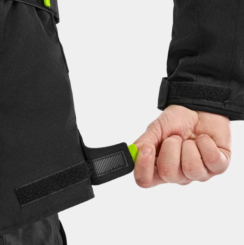Kurtka tekstylna VORG CUMULUS FLUO czarny szary żółty fluo