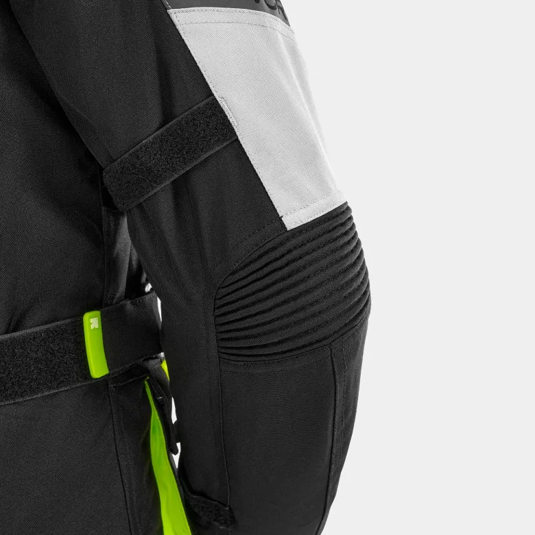 Kurtka tekstylna VORG CUMULUS FLUO czarny szary żółty fluo