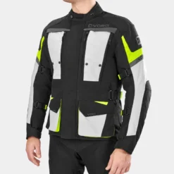 Kurtka tekstylna VORG CUMULUS FLUO czarny szary żółty fluo