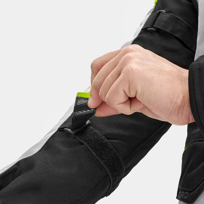 Kurtka tekstylna VORG CUMULUS FLUO czarny szary żółty fluo