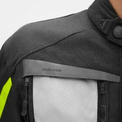 Kurtka tekstylna VORG CUMULUS FLUO czarny szary żółty fluo