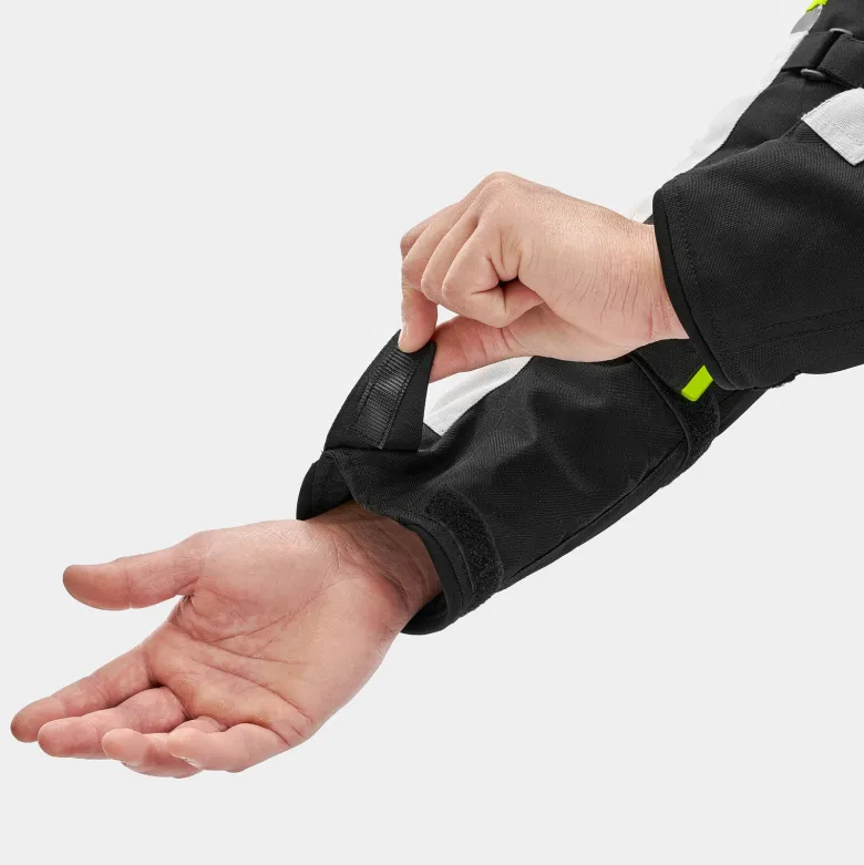 Kurtka tekstylna VORG CUMULUS FLUO czarny szary żółty fluo