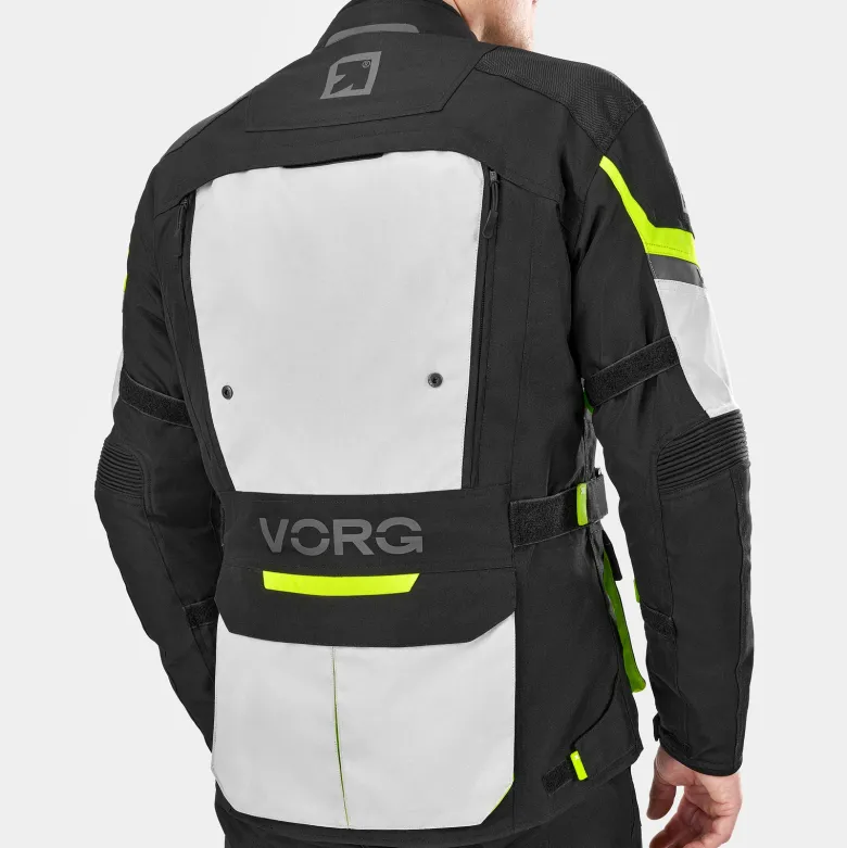 Kurtka tekstylna VORG CUMULUS FLUO czarny szary żółty fluo