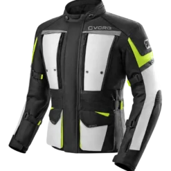 Kurtka tekstylna VORG CUMULUS FLUO czarny szary żółty fluo