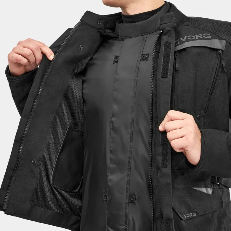 Kurtka tekstylna VORG CUMULUS BLACK czarny