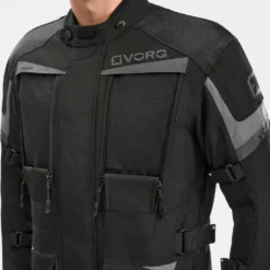 Kurtka tekstylna VORG CUMULUS BLACK czarny