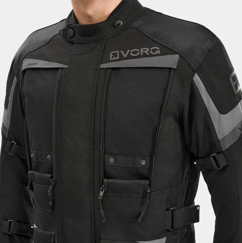 Kurtka tekstylna VORG CUMULUS BLACK czarny