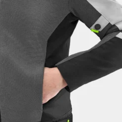 Kurtka tekstylna VORG NANO GREY szary czarny żółty fluo