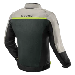 Kurtka tekstylna VORG NANO GREY szary czarny żółty fluo