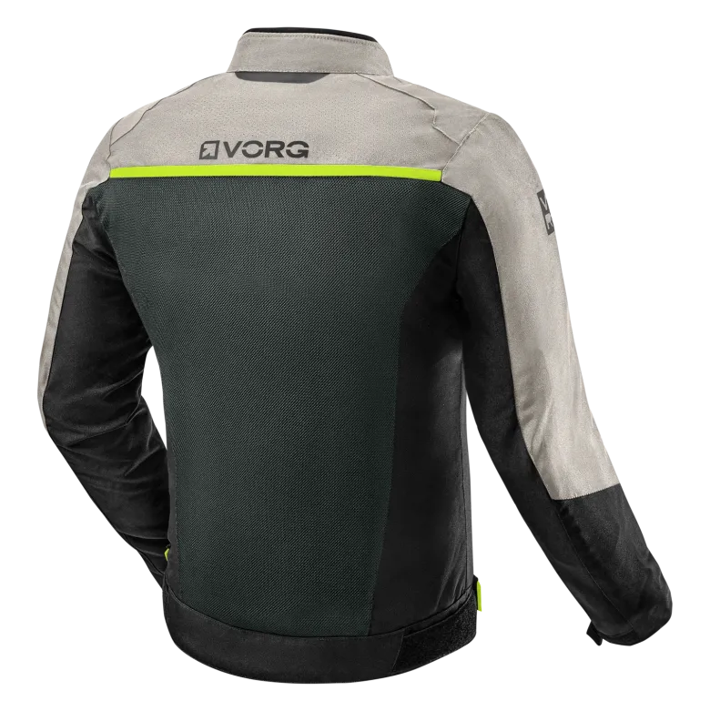 Kurtka tekstylna VORG NANO GREY szary czarny żółty fluo