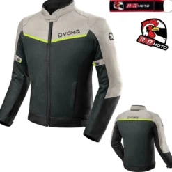 Kurtka tekstylna VORG NANO GREY szary czarny żółty fluo