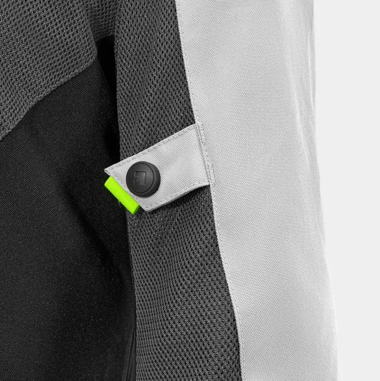 Kurtka tekstylna VORG NANO GREY szary czarny żółty fluo