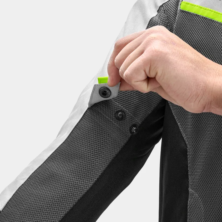 Kurtka tekstylna VORG NANO GREY szary czarny żółty fluo