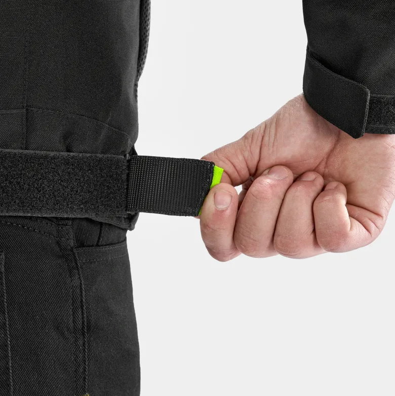 Kurtka tekstylna VORG NANO GREY szary czarny żółty fluo