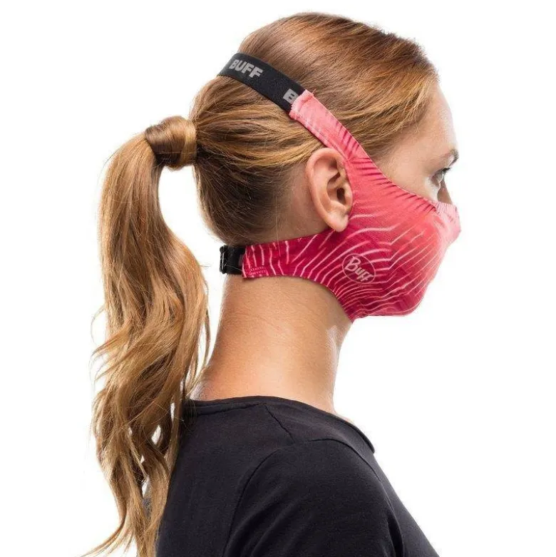 Maseczka BUFF FILTER MASK KEREN FLASH PINK