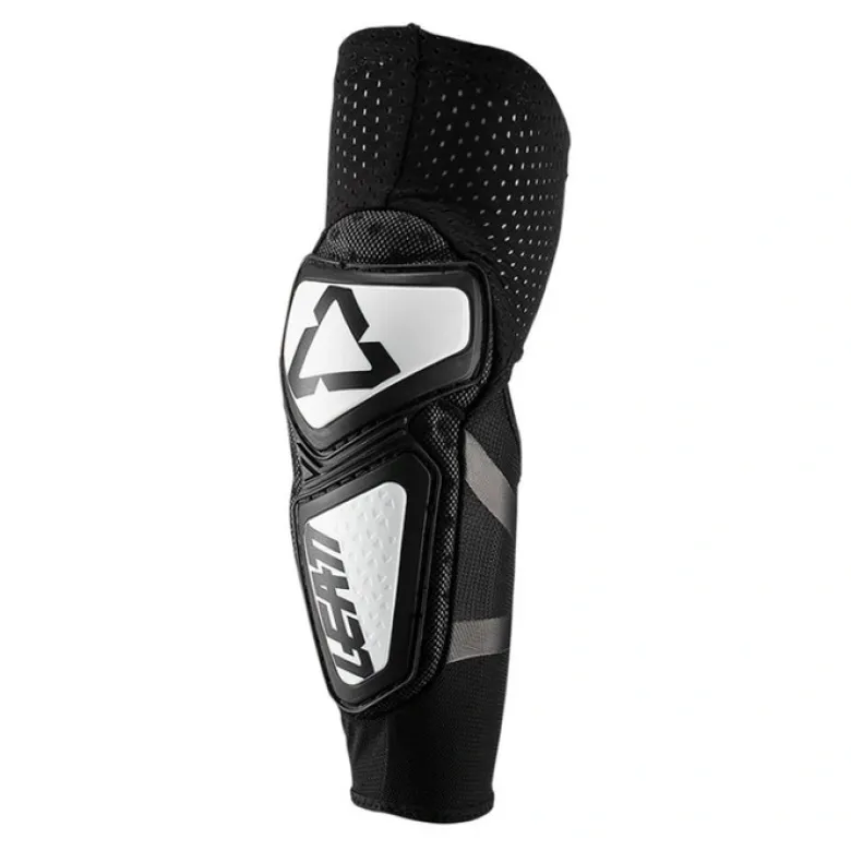 Ochraniacze łokci dziecięce LEATT CONTOUR JUNIOR WHITE/BLACK czarne białe