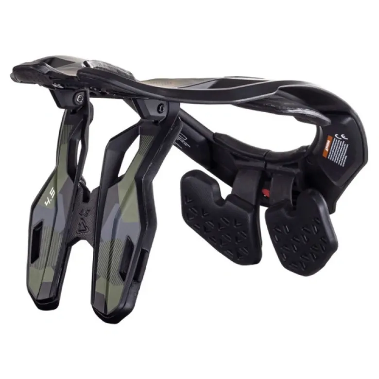 Ochraniacz karku LEATT 4.5 NECK BRACE CAMO czarny zielony fluo