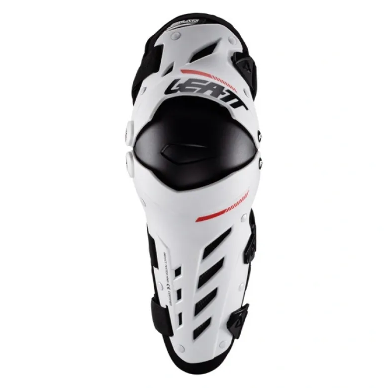 Ochraniacz kolan dziecięce LEATT DUAL AXIS JUNIOR WHITE/BLACK czarny biały