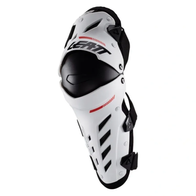 Ochraniacz kolan dziecięce LEATT DUAL AXIS JUNIOR WHITE/BLACK czarny biały
