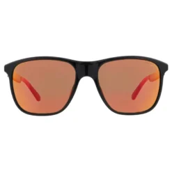 Okulary RED BULL SPECT REACH BLACK SZKŁA BROWN RED MIRROR POL czarny czerwony