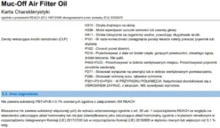 Olej do filtrów powietrza MUC-OFF 1L