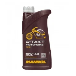 Olej 4T MANNOL 4-TAKT MOTORBIKE 10W40 1L brązowy żółty