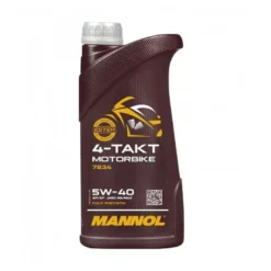 Olej 4T MANNOL 4-TAKT MOTORBIKE 5W40 1L brązowy żółty