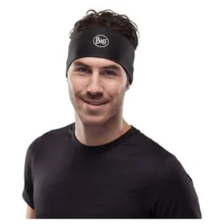 Opaska BUFF COOLNET UV+ HEADBAND SOLID BLACK