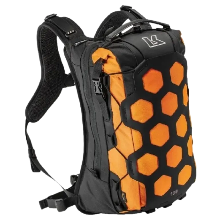 Plecak KRIEGA TRAIL 18 ORANGE czarny pomarańczowy fluo