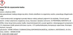 Podróżny zestaw do czyszczenia kasku XZONE 60ml