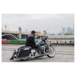 Podstawa QUAD LOCK PRO montowana na kierownicy CHROME srebrny