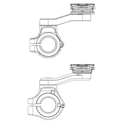Podstawa QUAD LOCK V2 montowana na kierownicy czarny