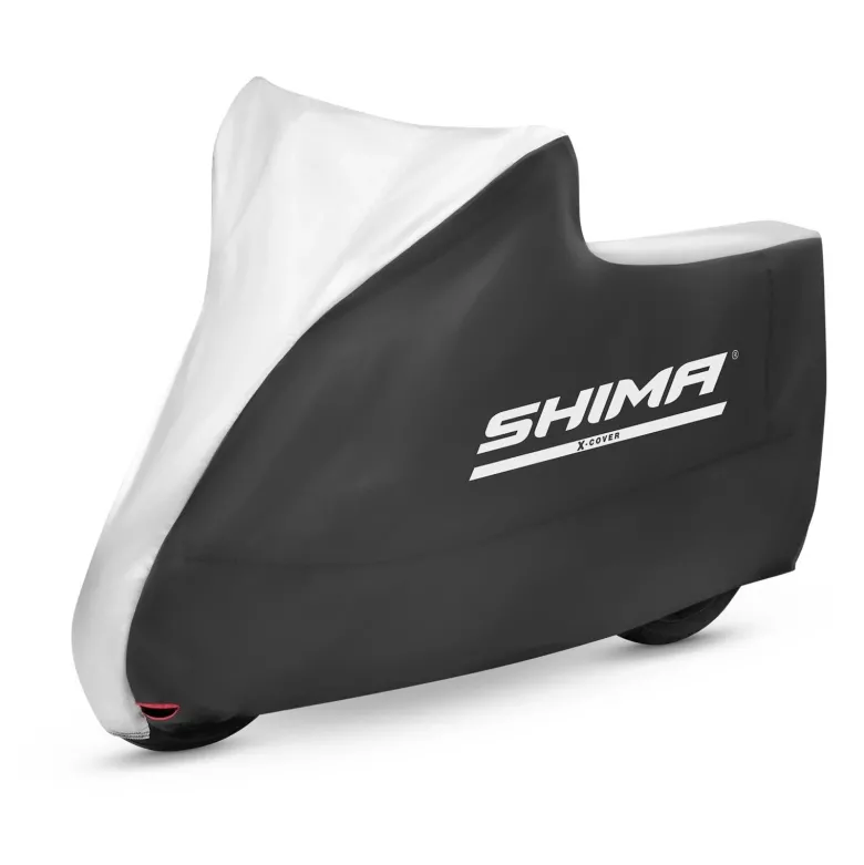 Pokrowiec na motocykl SHIMA X-COVER SOLO BLACK czarny srebrny