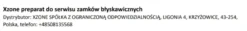 Preparat do serwisu zamków błyskawicznych XZONE ZIP SERVICE 10ml