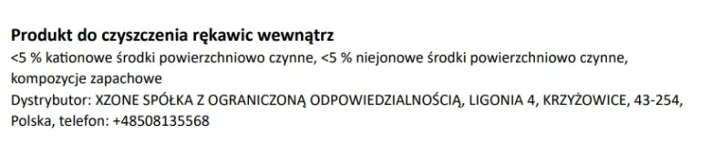 Produkt do czyszczenia rękawic wewnątrz XZONE MAGICZNE RĘKAWICZKI