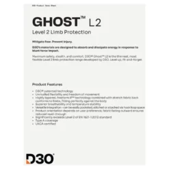Protektor wymienny kolan RICHA D3O GHOST LEVEL 2 pomarańczowy