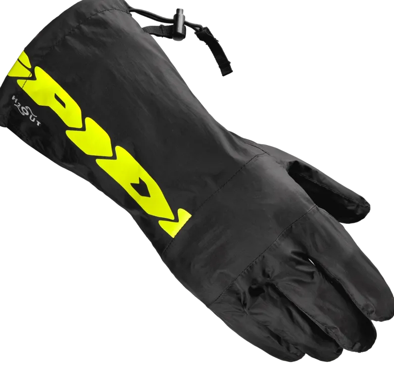 Przeciwdeszczowe osłony na rękawice SPIDI OVERGLOVES YELLOW FLUO czarny żółty fluo