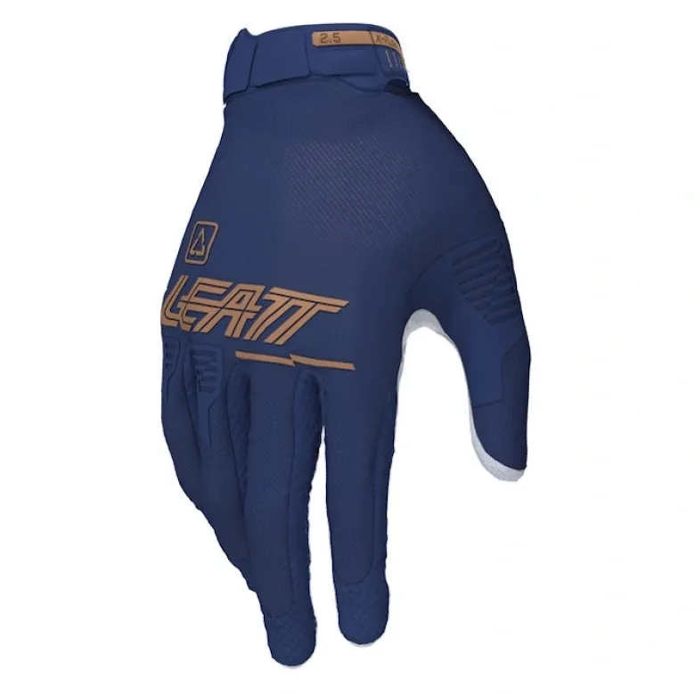 Rękawice cross damskie LEATT MOTO 2.5 X-FLOW LADY DEEP BLUE niebieski