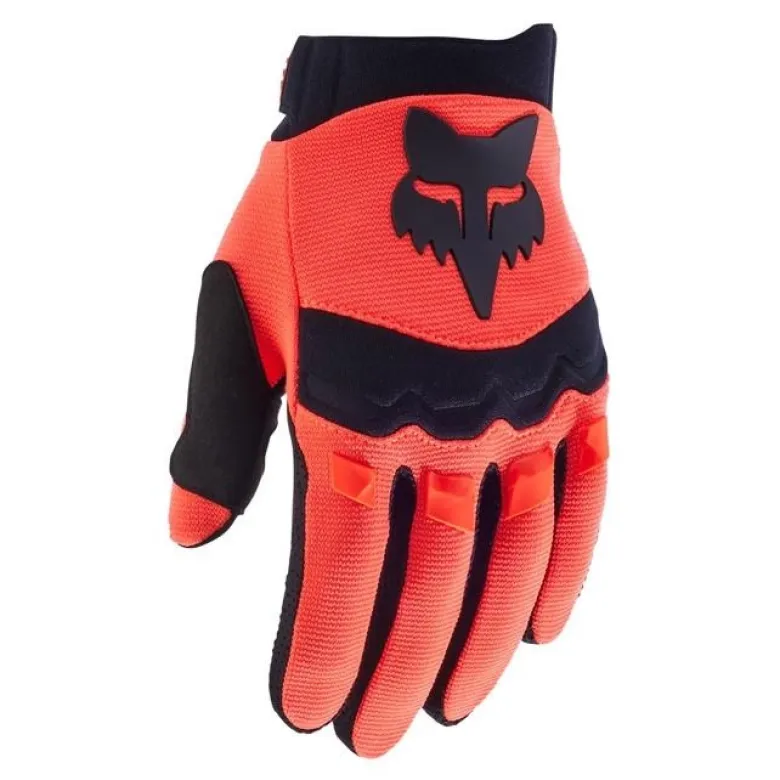 Rękawice cross dziecięce FOX JUNIOR DIRTPAW FLUO ORANGE pomarańczowy fluo